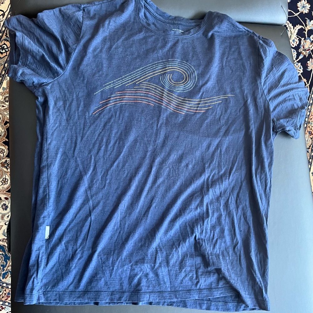 Icebreaker 100% wool t shirt, L